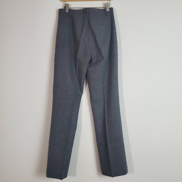 Gap Vintage Dress Pants Gray 0 Virgin Wool Y2K Business Preppy Academia Trousers - Picture 7 of 13